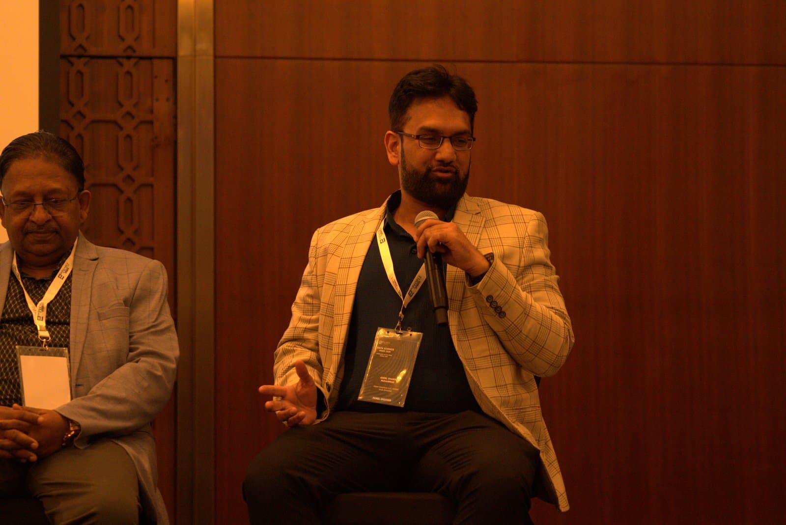 Panel discussion close-up