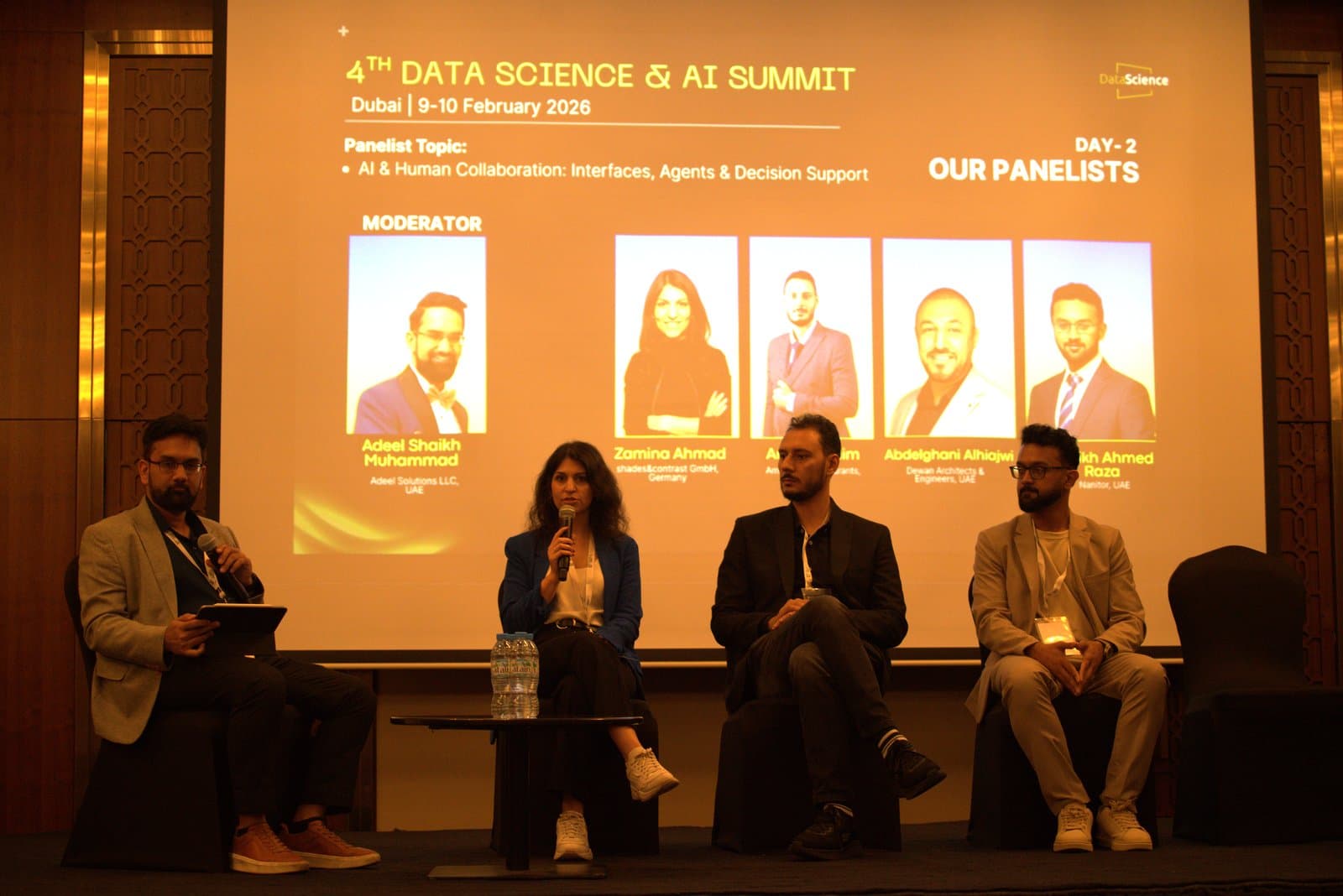 Moderating AI summit panel