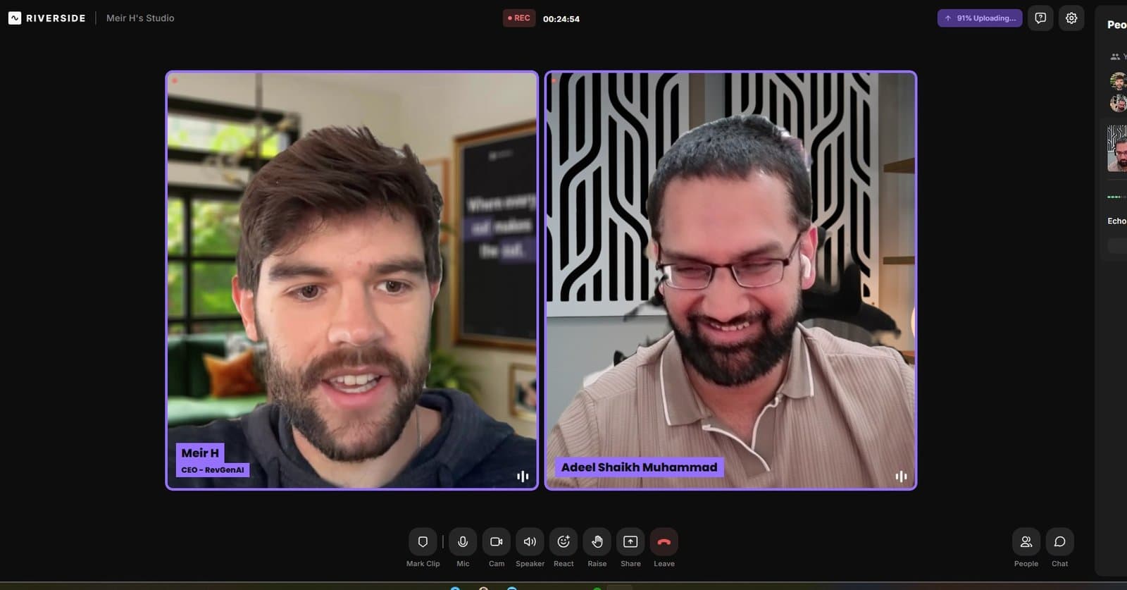 Podcast interview